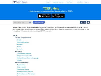 TOEFL Help